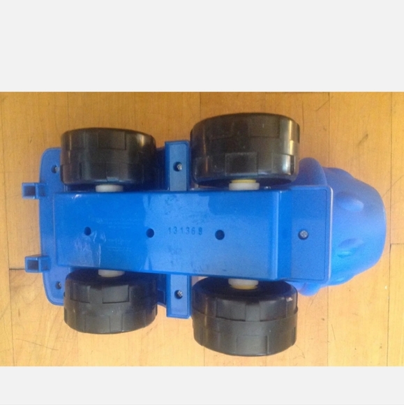 Vintage 2003 LITTLE TIKES Wooden Shape Mixer Truck Toy Complete - Picture 8 of 12